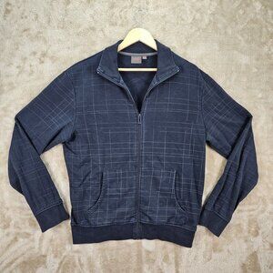 Esprit Full Zip Sweater Men's Size XL Blue Long Sleeve Sweatshirt